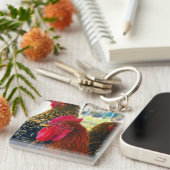 Handsome Rooster Schlüsselanhänger (Vorderseite rechts)