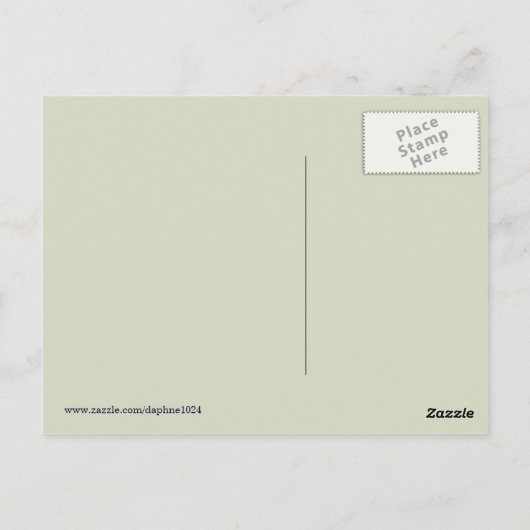 Handsome Roosters Postkarte (Rückseite)