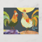 Handsome Roosters Postkarte (Vorderseite)