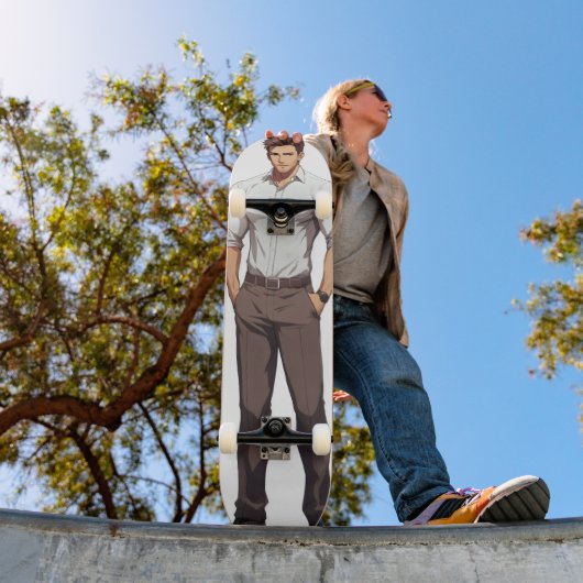 Handsome Rugged Ikemen Anime Skateboard (Außenbereich 1)