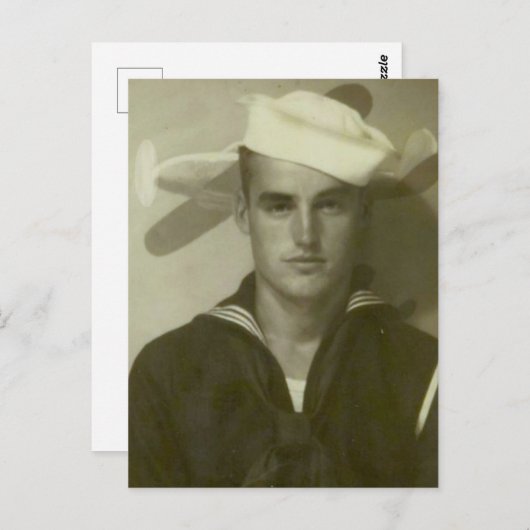 Handsome Sailor Postkarte (Vorne/Hinten)