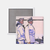 Handsome Sailors, Art. Magnet (Vorderseite/Rückseite)