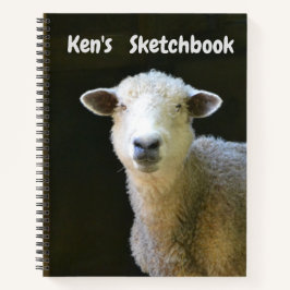 Handsome Sheep Sketchbook Notizblock