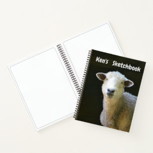 Handsome Sheep Sketchbook Notizblock