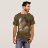 Handsome Shire Draft Horse Personalized T-Shirt (Vorne ganz)