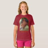 Handsome Shire Draft Horse Personalized T-Shirt (Vorne ganz)