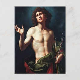 Handsome St. Sebastian Postkarte