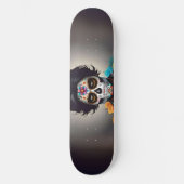 Handsome Sugar Skull Man Boy Teen Skate Deck Skateboard (Vorderseite)