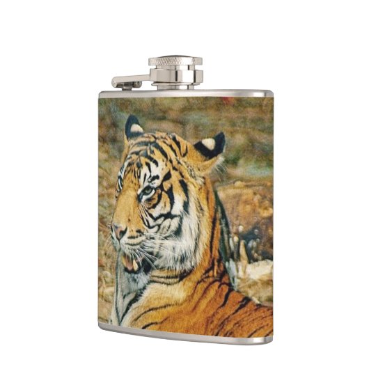 Handsome Tiger Flachmann (Links)