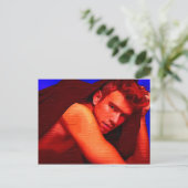 Handsome Twink Postkarte (Stehend Vorderseite)