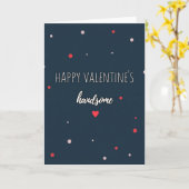 Handsome Valentines Graphic Card Karte (Gelbe Blume)