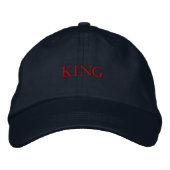Handsome Visor bestickter Hut Trucker KING (Vorderseite)