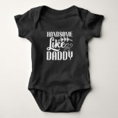 Handsome wie Daddy Baby Bodysuits One-Pieces (Vorderseite)