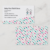 Handspeicher des Baby-zweite Visitenkarte (Vorne/Hinten)