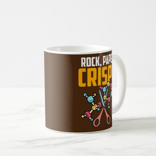 Handspiel Rock Paper Scissors CRISPR Gene Editing Kaffeetasse (VorderseiteRechts)
