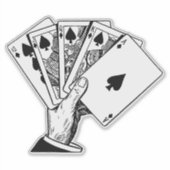 Handspielkarten Aufkleber (Vorderseite)