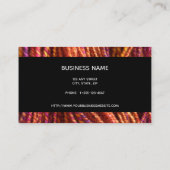 Handspun Texturfotografie Visitenkarte (Rückseite)