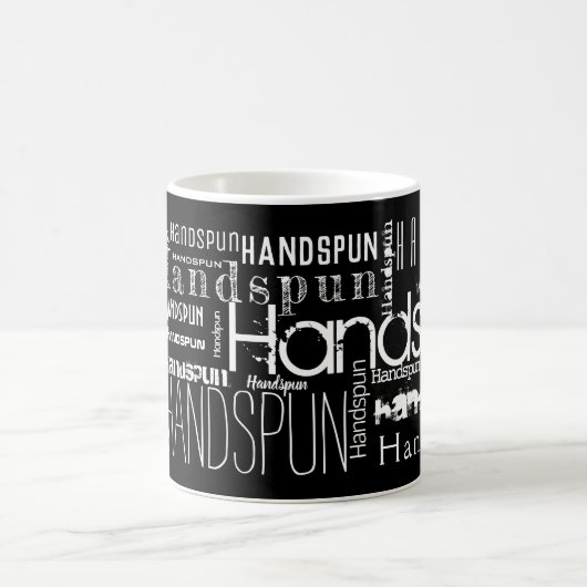 HANDSPUN! Typografie Kaffeetasse (Mittel)