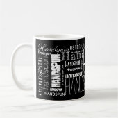 HANDSPUN! Typografie Kaffeetasse (Links)