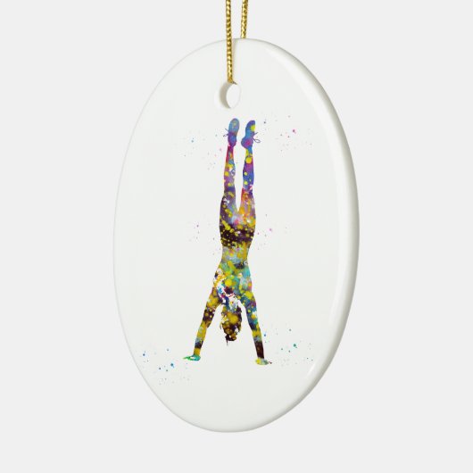 Handstand Keramik Ornament (Links)