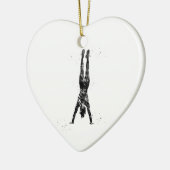 Handstand Keramik Ornament (Links)