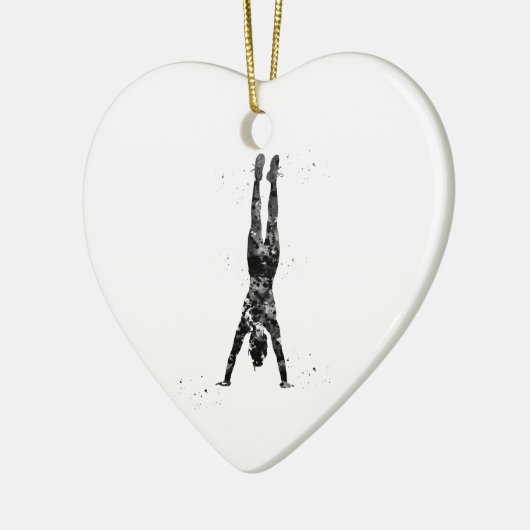 Handstand Keramik Ornament (Links)