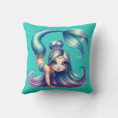 "Handstand Mermaid Magic" Kissen (Rückseite)