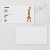 HandStand, Name, Adresse 1, Adresse 2, Kontakt… Visitenkarte (Vorne/Hinten)