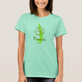 Handstand-Pose, namaste Yoga T-Shirt (Vorderseite)