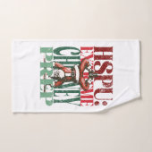 Handstand PushUp Fun Weihnachtsversion Fitness Handtuch (Handtuch)