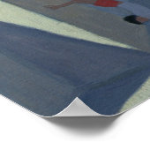 Handstand Santorini Poster (Ecke)