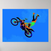 Handständer - Freestyle Motocross Stunt Poster (Vorne)