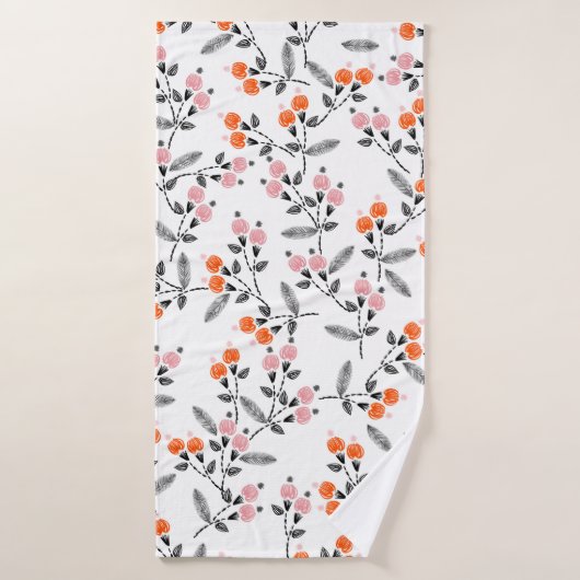 Handstich Stickerei Nahtloses Muster mit Litze Badehandtuch (Badehandtuch)