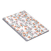 Handstich Stickerei Nahtloses Muster mit Litze Notizblock (Rechte Seite)