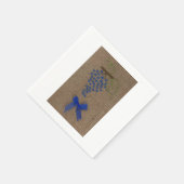 Handstickerei Serviette (Ecke)