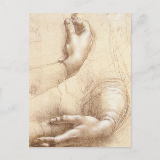 Handstudie Postkarte (Vorderseite)