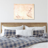 Handstudien und Arme Leinwanddruck (Insitu (Schlafzimmer))