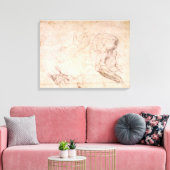 Handstudien und Arme Leinwanddruck (Insitu (Wohnzimmer))