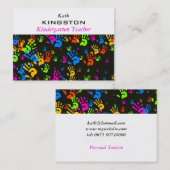 Handtapete Visitenkarte (Vorne/Hinten)