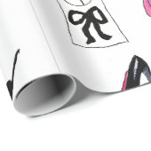 Handtasche Aquarellpapier für Modeschuhe Geschenkpapier (Rolleneckpunkt)