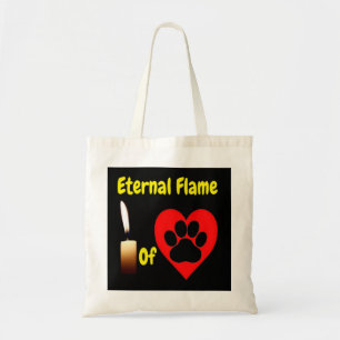 Handtasche Ewige Flamme der Liebe mit Pfote Tragetasche