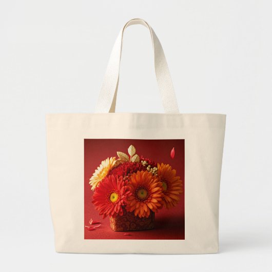 Handtasche für die Blume Jumbo Stoffbeutel (Vorne)