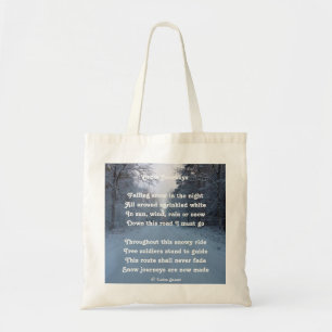 Handtasche Gedicht Schnee Reise Von Ladee Basset Tragetasche