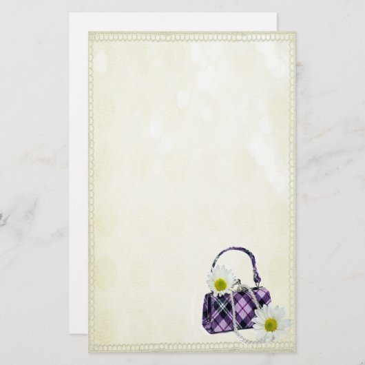 Handtasche Glück Briefpapier (Vorne/Hinten)