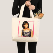 Handtasche MICHELLE OBAMA Jumbo Stoffbeutel (Vorderseite (Produkt))