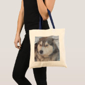 Handtasche mit Husky Tragetasche (Vorderseite (Produkt))