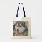 Handtasche mit Husky Tragetasche (Vorne)