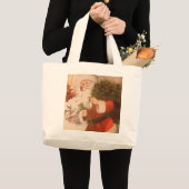 Handtasche mit Santa Jumbo Stoffbeutel (Vorderseite (Produkt))