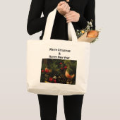 Handtasche mit Vögeln Jumbo Stoffbeutel (Vorderseite (Produkt))