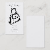 Handtasche Visitenkarte (Vorne/Hinten)